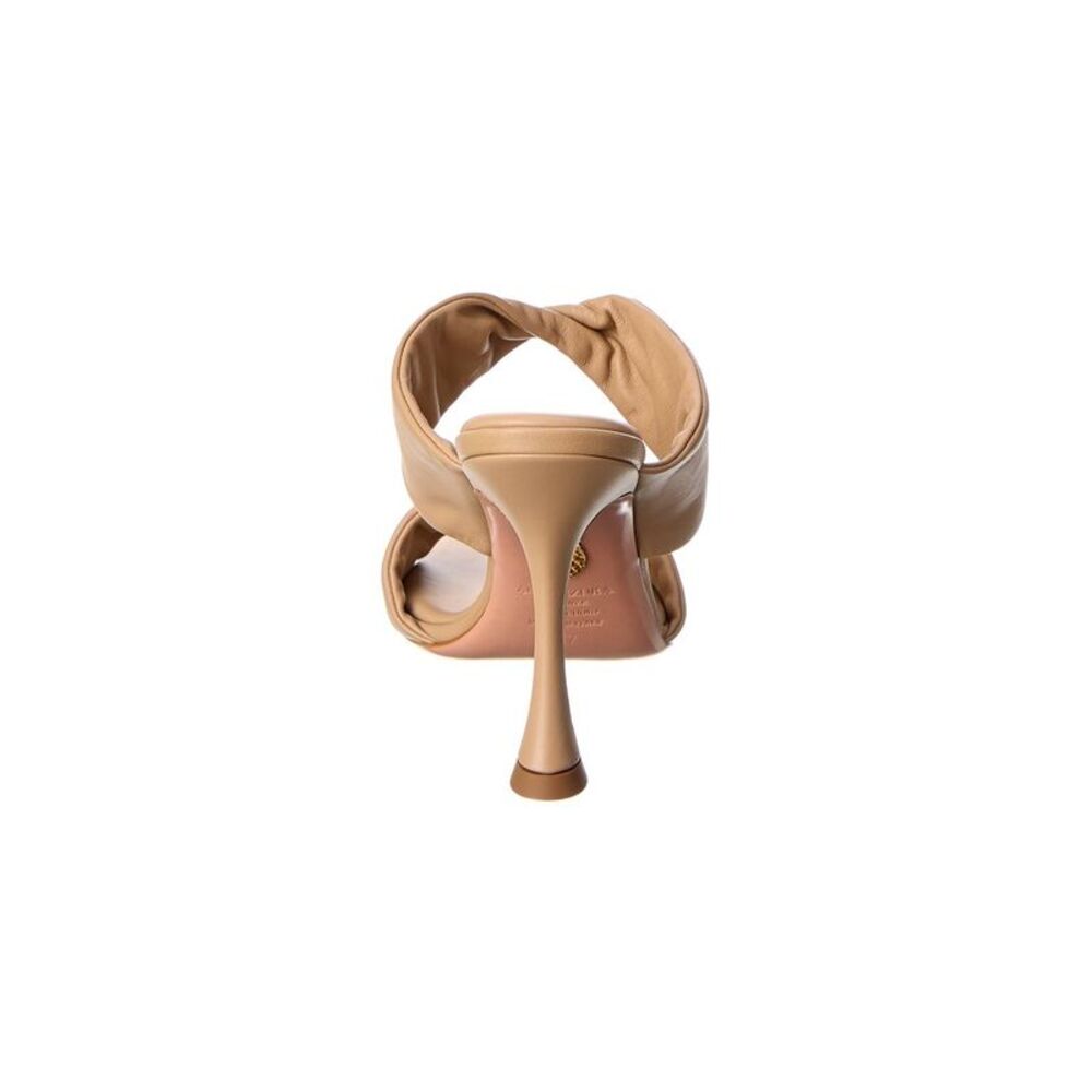 Aquazzura Twist 95 Leather Sandal - Picture 3 of 5